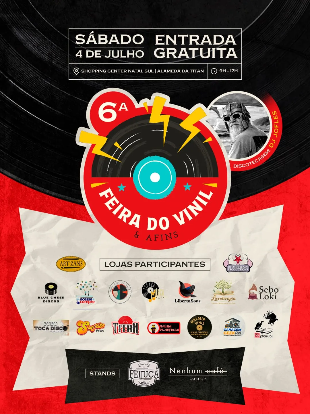 Cartaz Feira Vinil