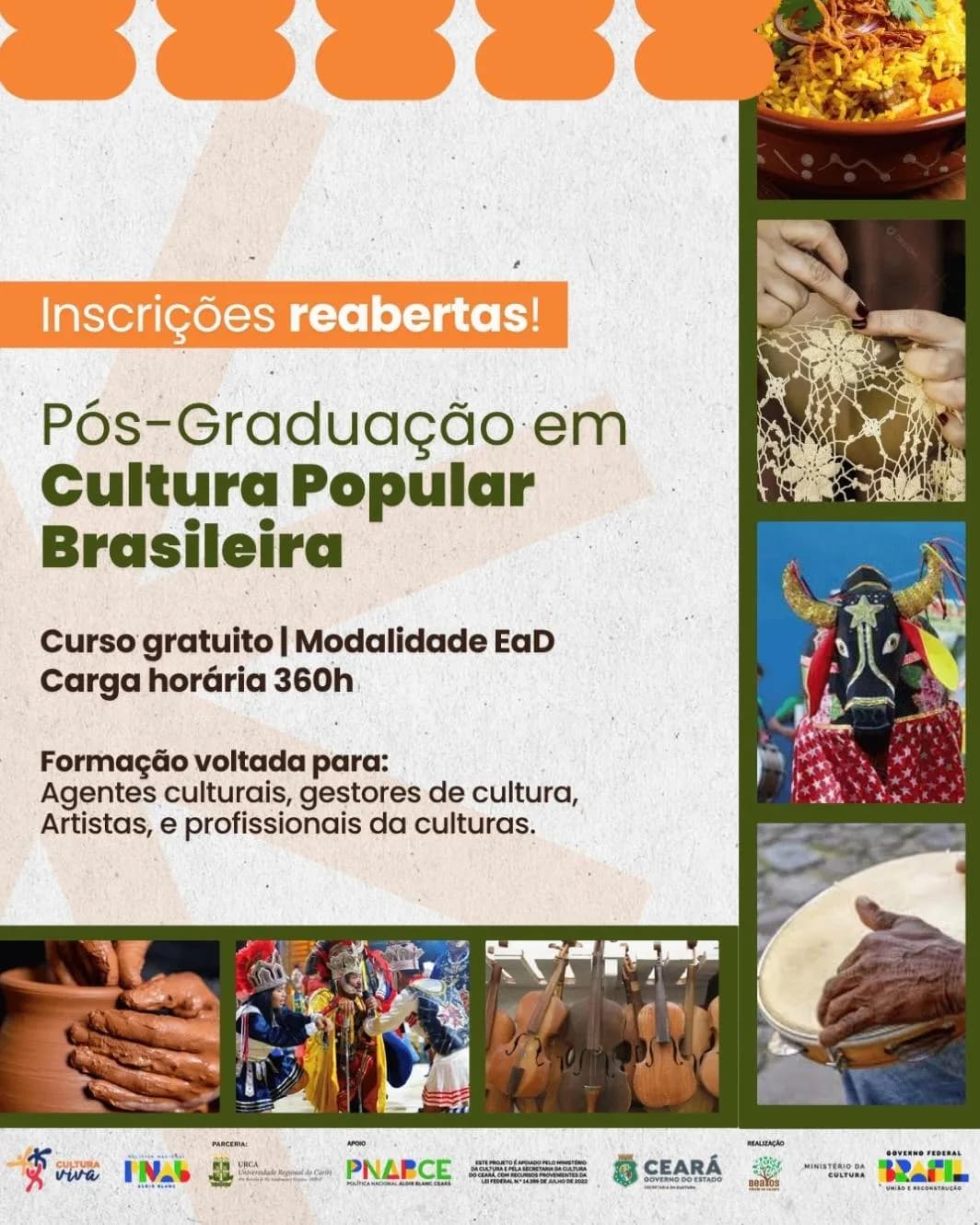 Curso Pos-Graduação em Cultura Popular Brasileira