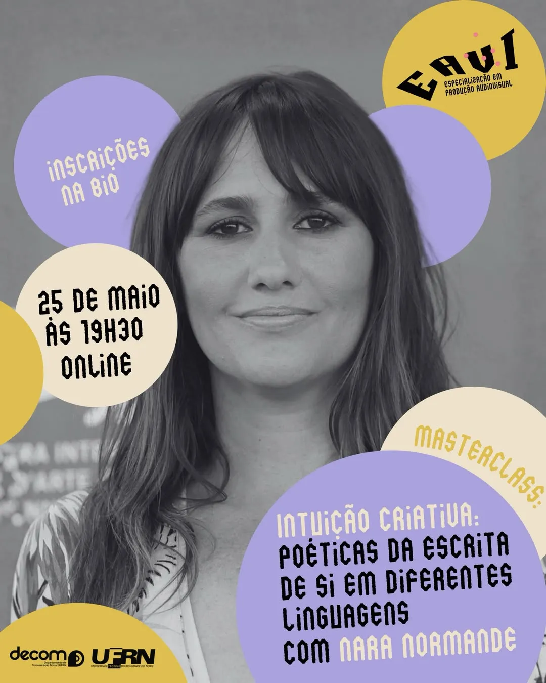 Master Class Nara Normande Cartaz