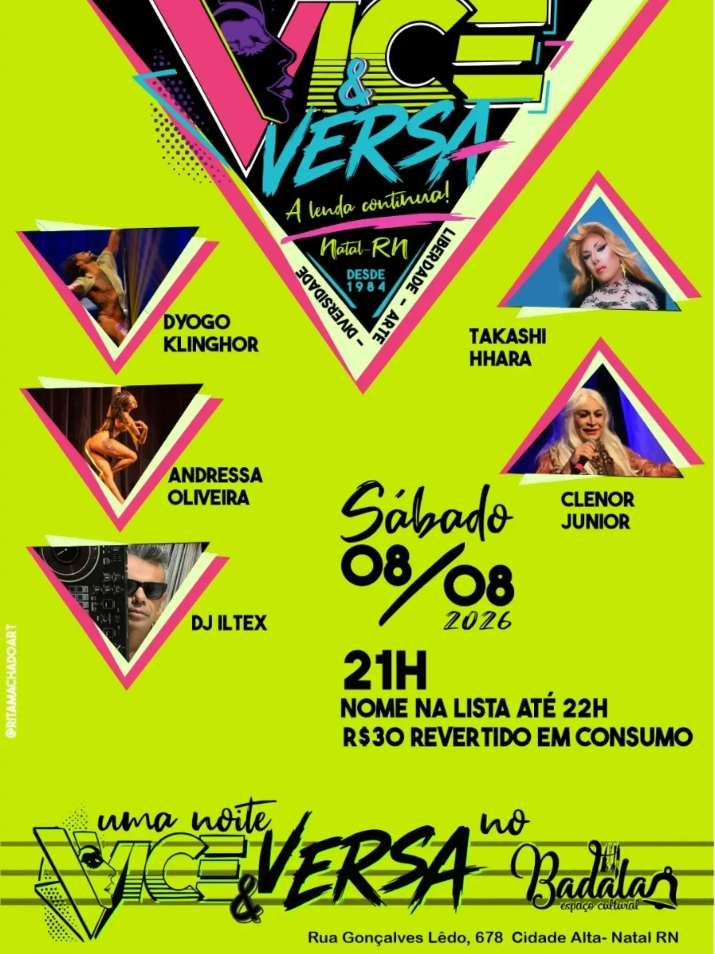 Vice-Versa volta à cena em noite que celebra um dos espaços mais importantes da cultura alternativa de Natal_CARTAZ.