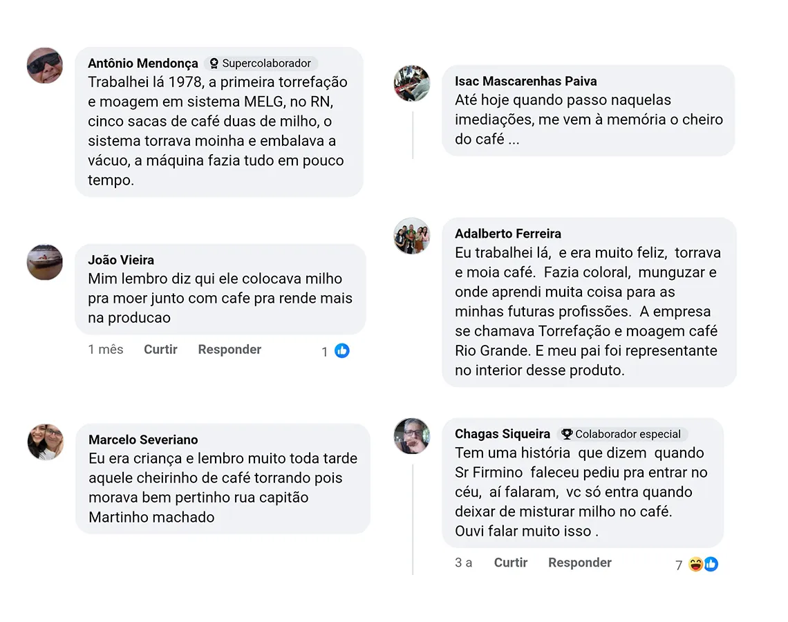 comentários café rio grande